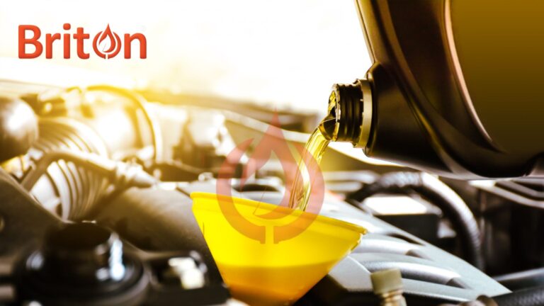 Briton Oil 0W30 Fully Synthetic Motor Oil bottle with premium engine protection in Muscat