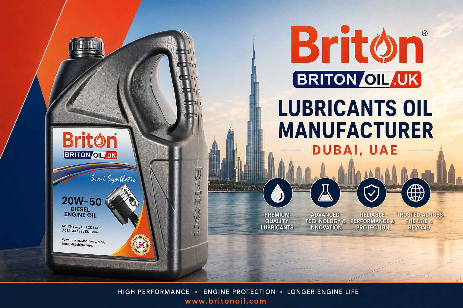 Lubricants Oil Manufacturer Dubai UAE