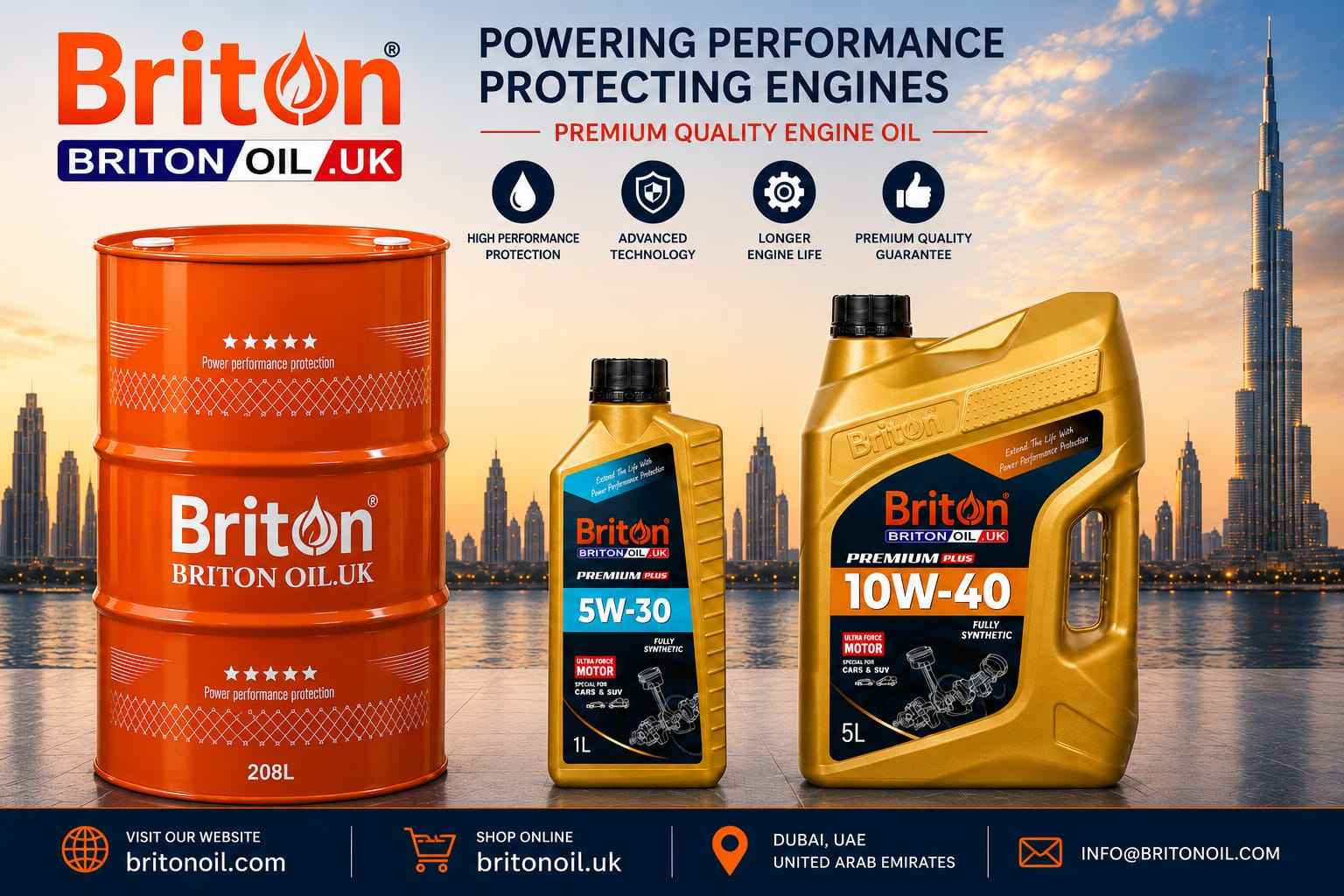 Lubricant Oil Manufacturer Dubai